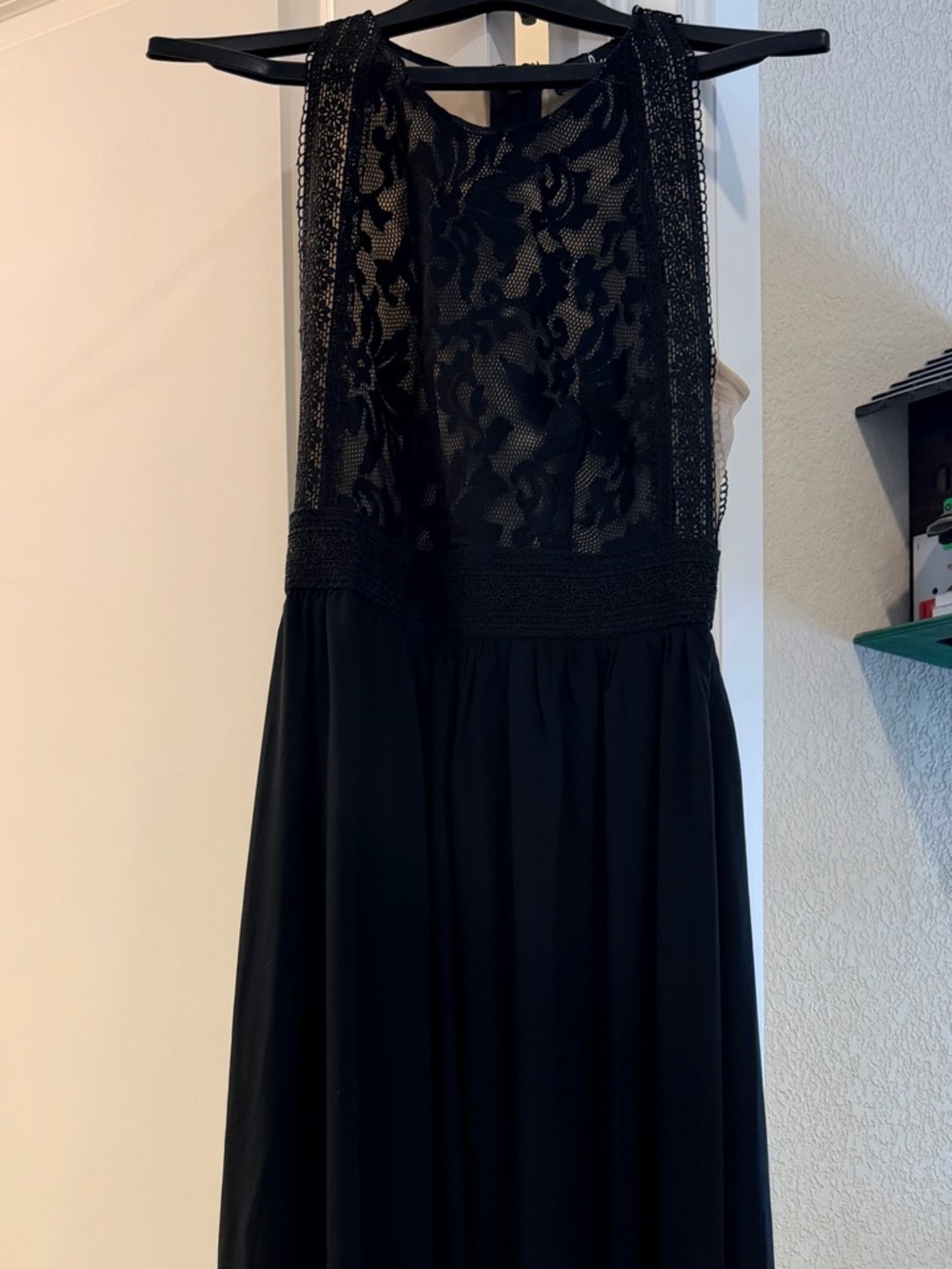 Lulu's Black Lace-Top Maxi Skirt - Picture 6 of 6